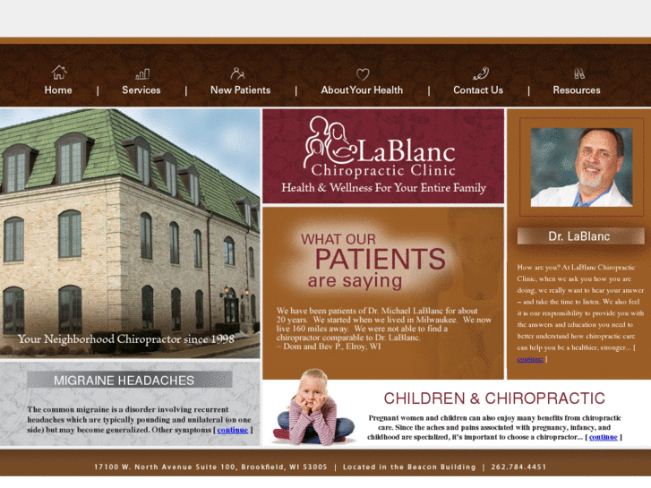 www.lablancchiropractic.com