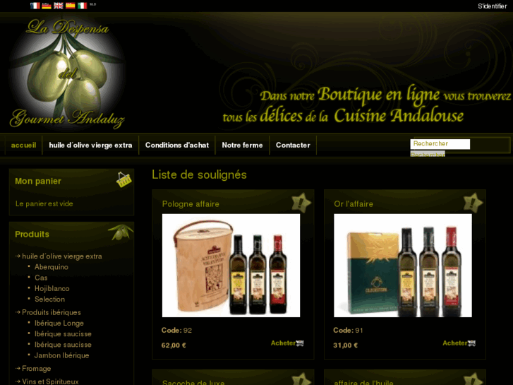 www.ladespensadelgourmetandaluz.com