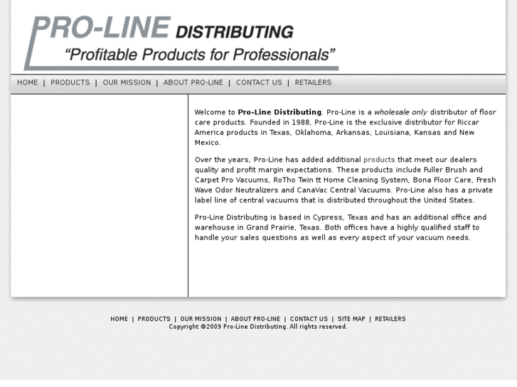 www.pro-linedistributing.com