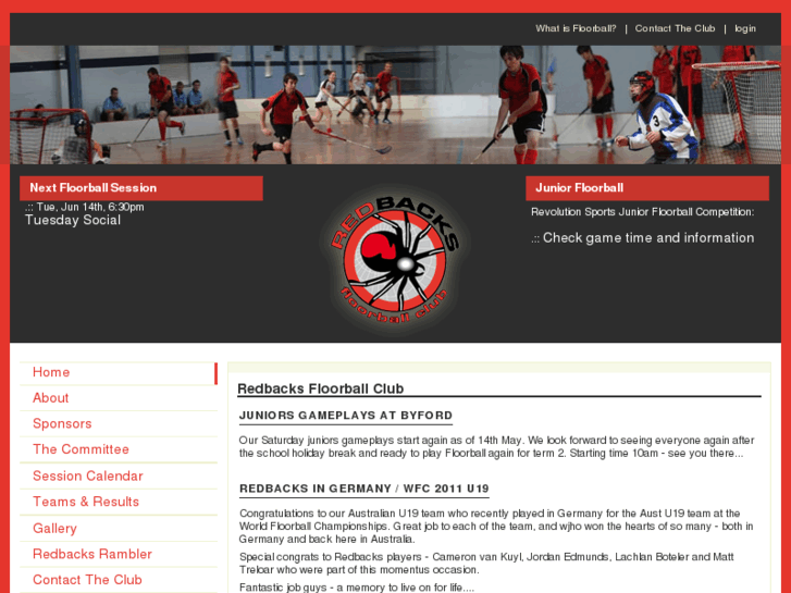 www.redbacksfloorballclub.com.au