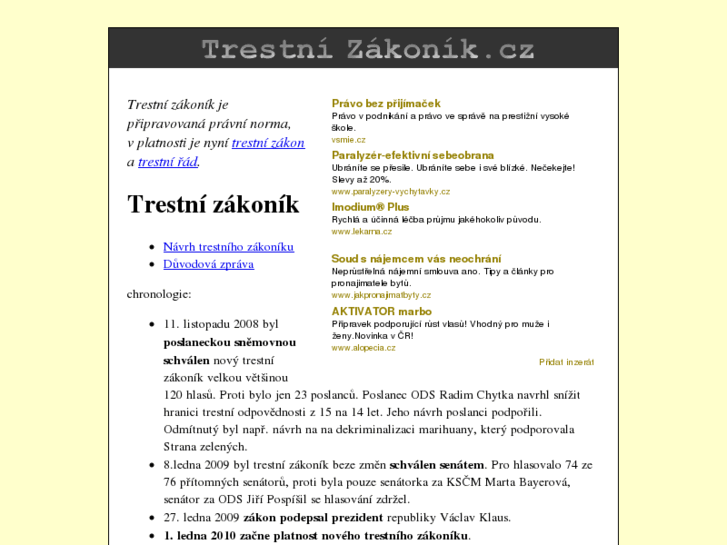 www.trestnizakonik.cz