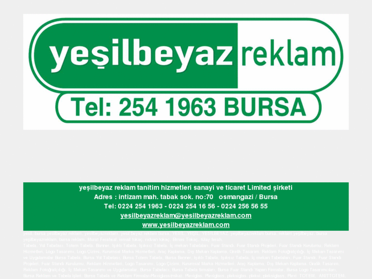 www.yesilbeyazreklam.com