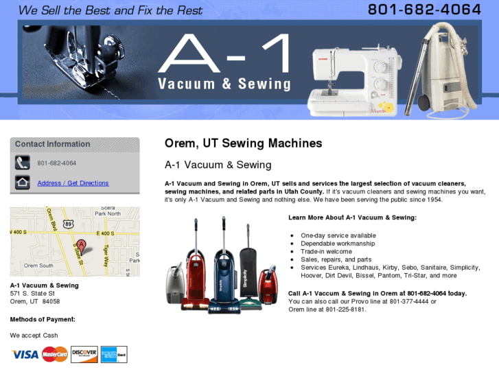 www.a-1vacuumandsewingut.com