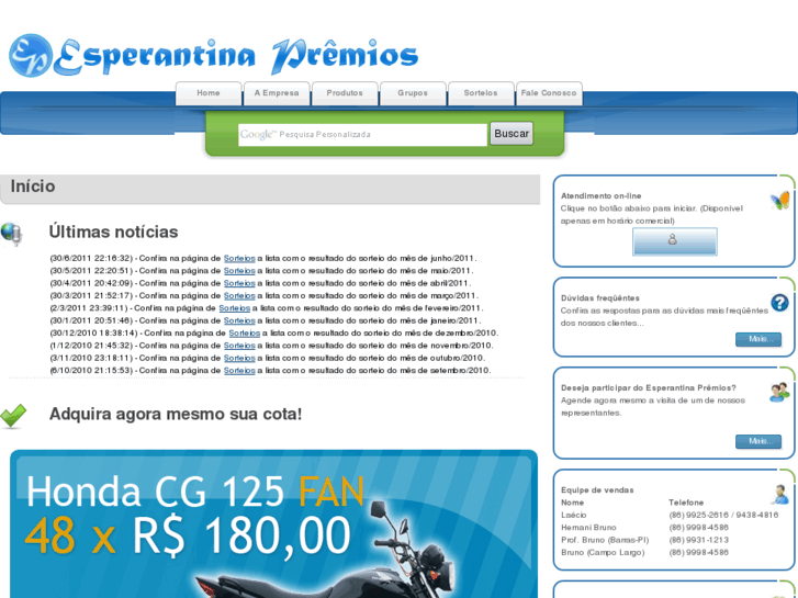 www.esperantinapremios.com.br