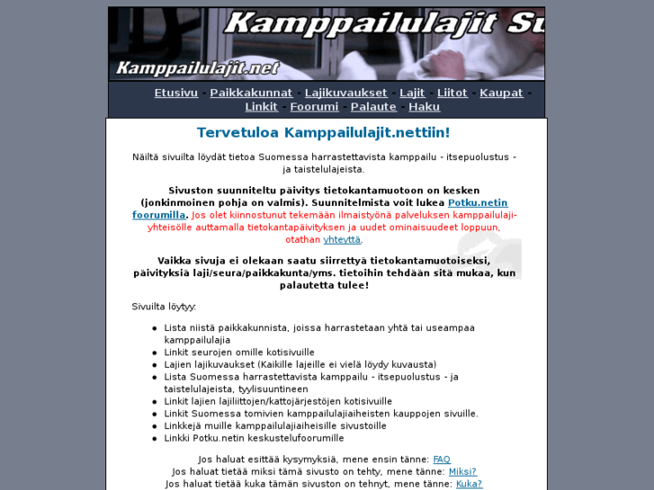 www.kamppailulajit.net