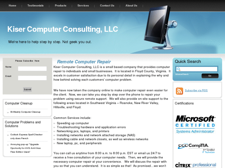 www.kisercomputerconsulting.com