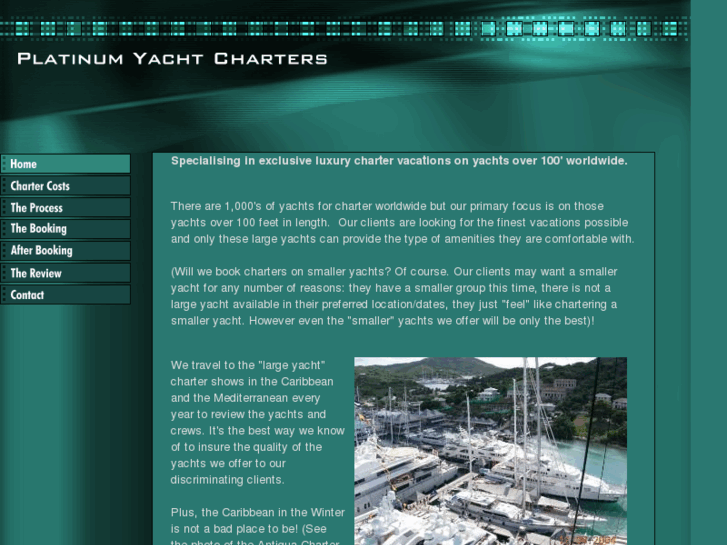 www.platinumyachtcharters.com