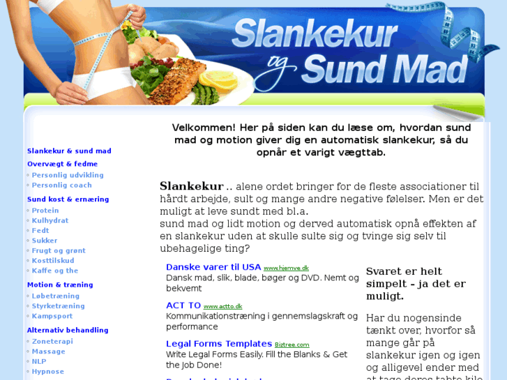 www.slankekurogsundmad.dk