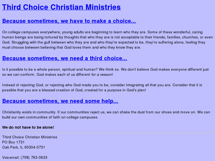 www.thirdchoice.org