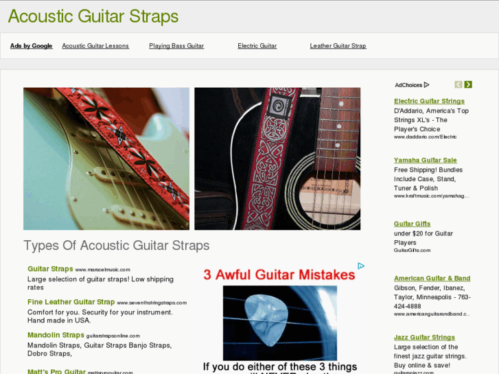www.acousticguitarstraps.org