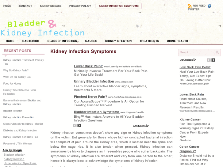 www.bladderkidneyinfection.com