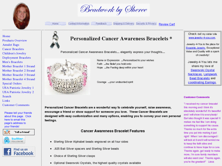 www.cancersupportbracelet.com