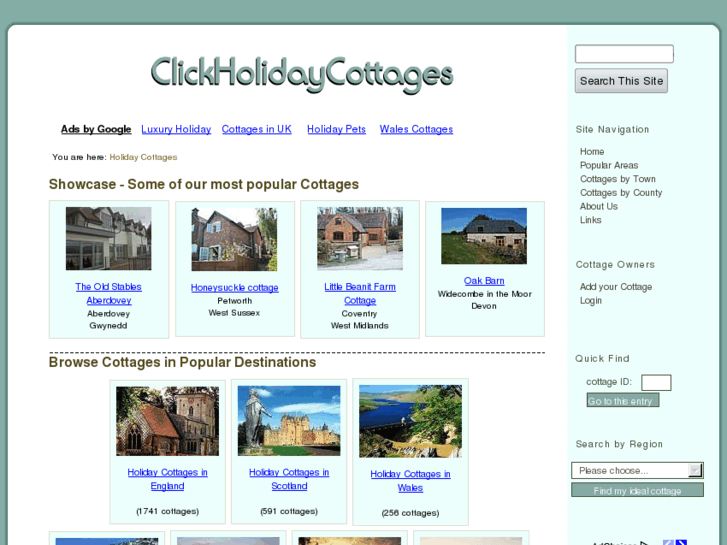 www.clickholidaycottages.co.uk