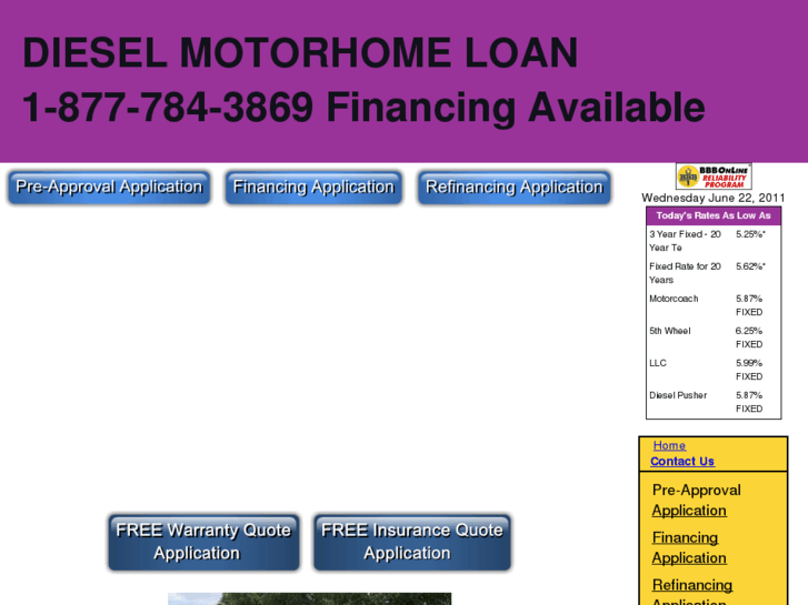 www.diesel-motorhome-loan.com