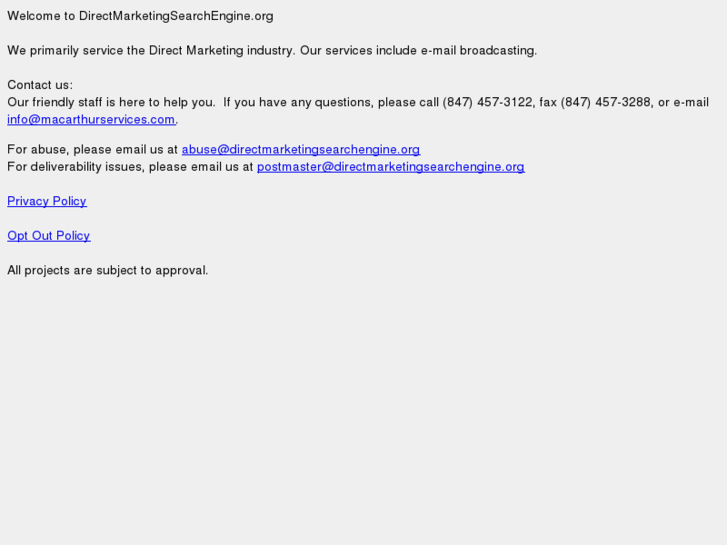 www.directmarketingsearchengine.org