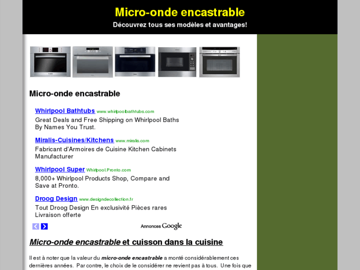 www.microondeencastrable.com