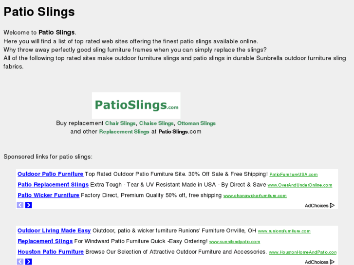 www.patioslings.net