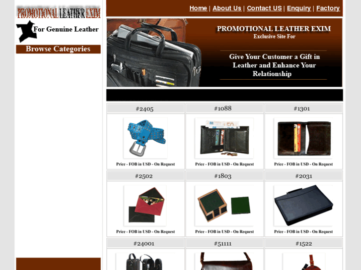 www.promotionalleatherexim.com