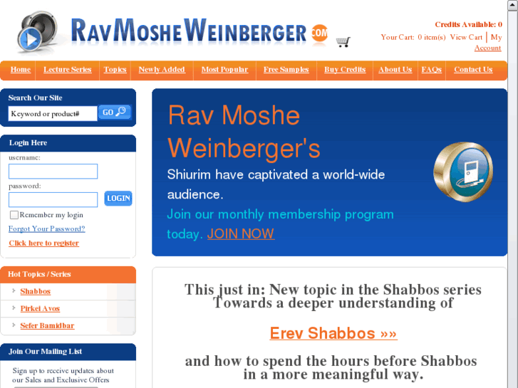 www.ravmosheweinberger.org