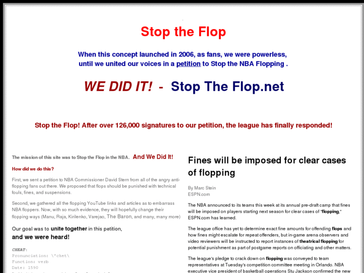 www.stoptheflop.net