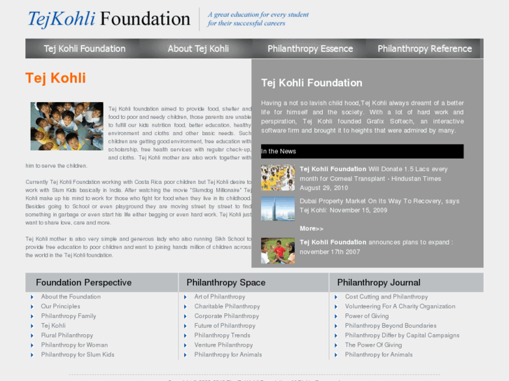 www.tej-kohli-foundation.com