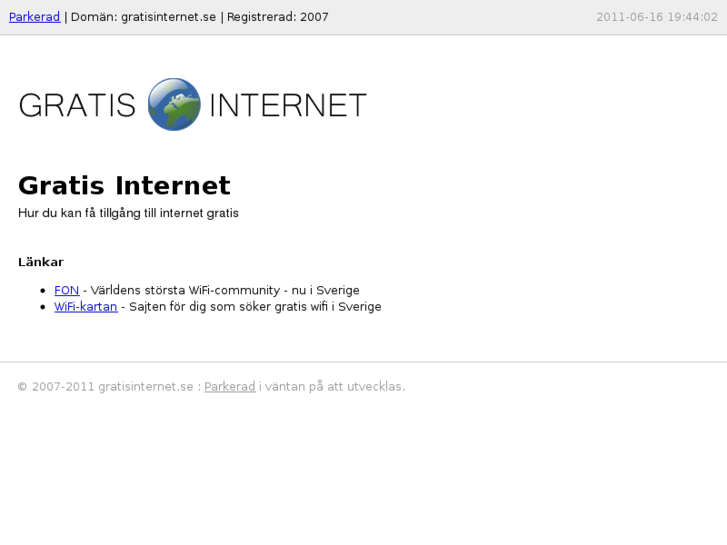 www.gratisinternet.se