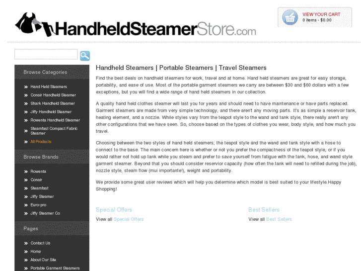 www.handheldsteamerstore.com