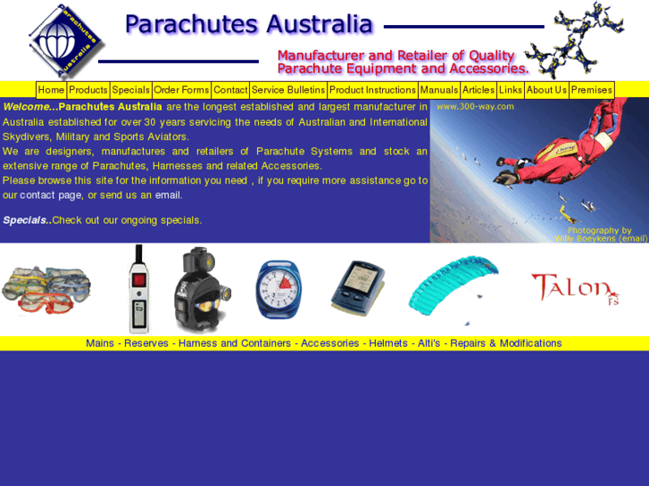 www.parachutesaustralia.com