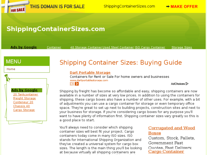 www.shippingcontainersizes.com