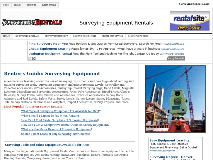 www.surveyingrentals.com