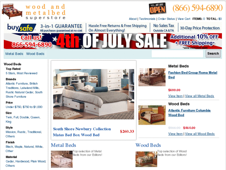 www.woodandmetalbeds-store.com