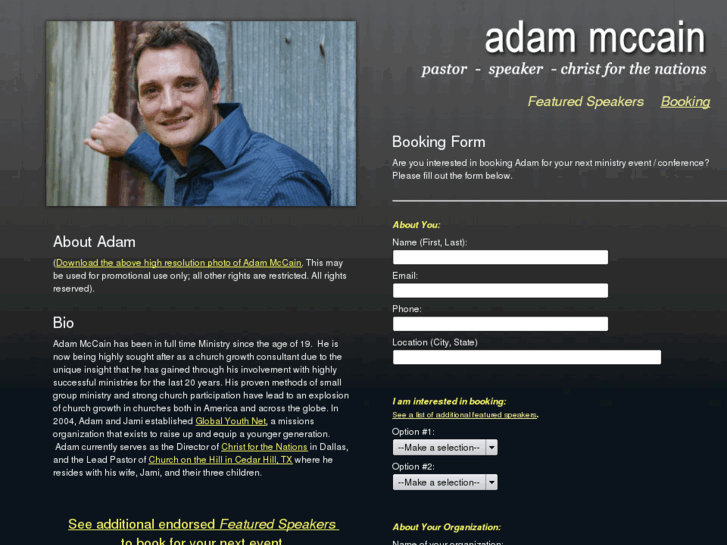 www.adammccain.org