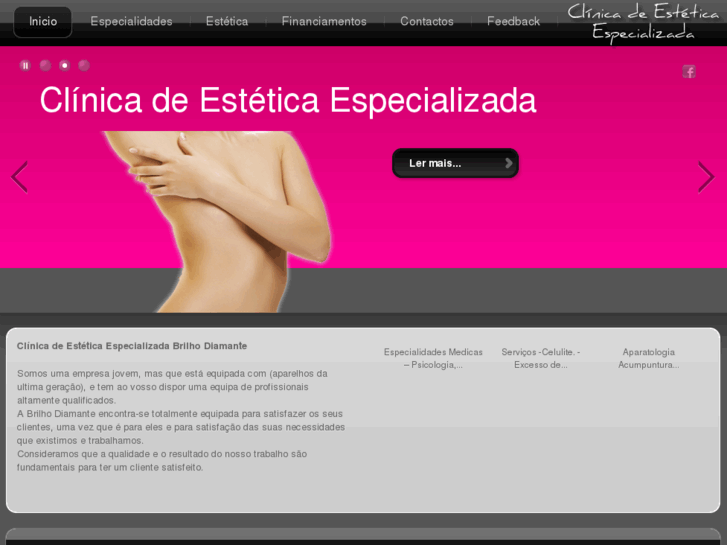 www.clinicabrilhodiamante.com