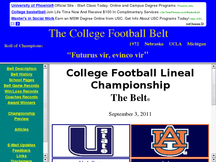 www.collegefootballbelt.com