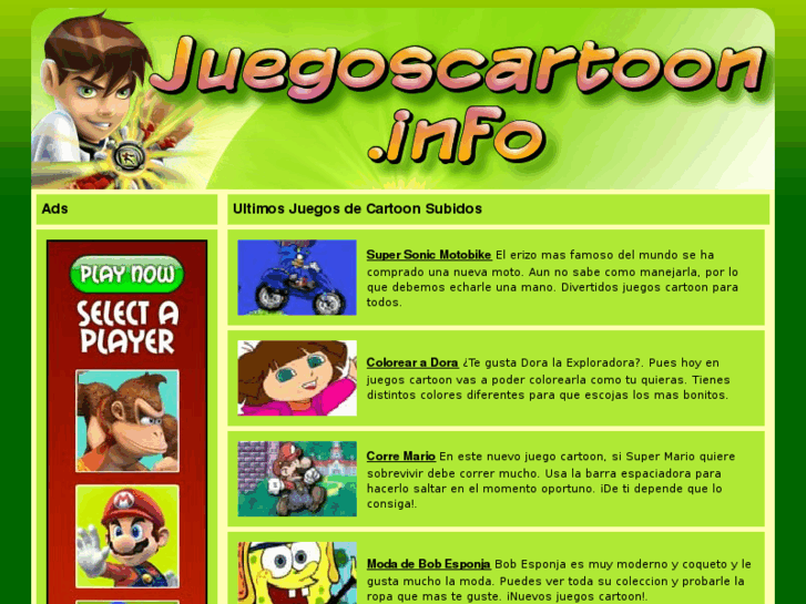 www.juegoscartoon.info