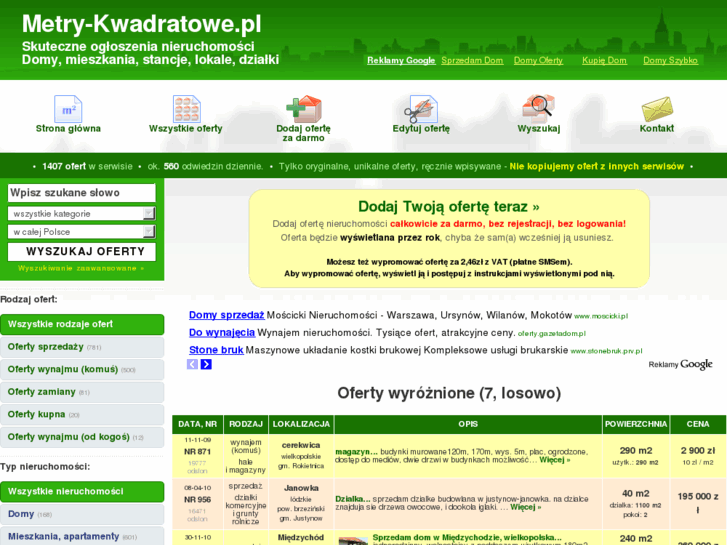 www.metry-kwadratowe.pl