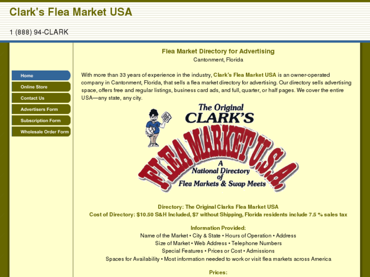 www.theoriginalclarksfleamarketusa.com