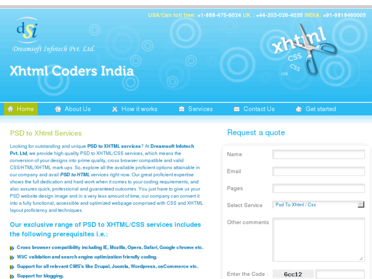 www.xhtmlcodersindia.com