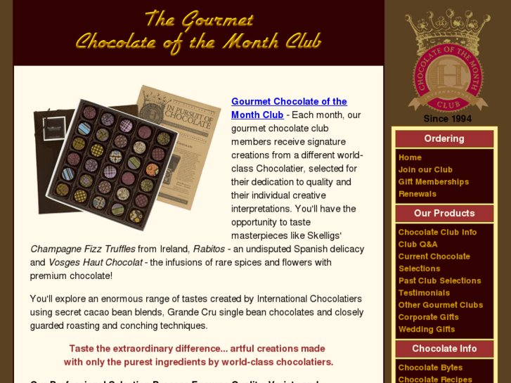 www.achocolatemonthclub.com