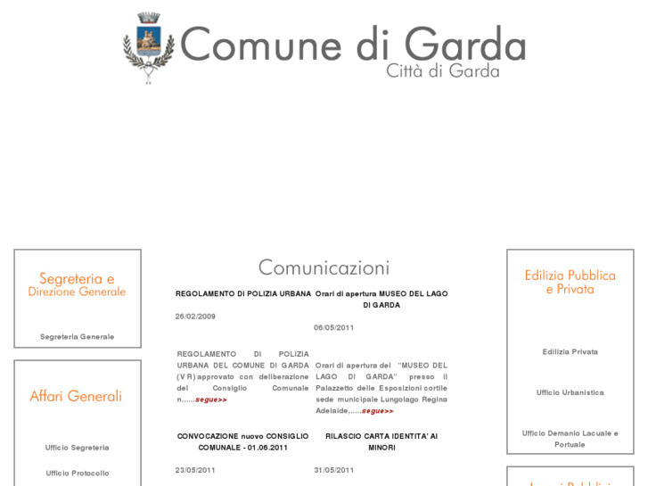 www.comunedigarda.it