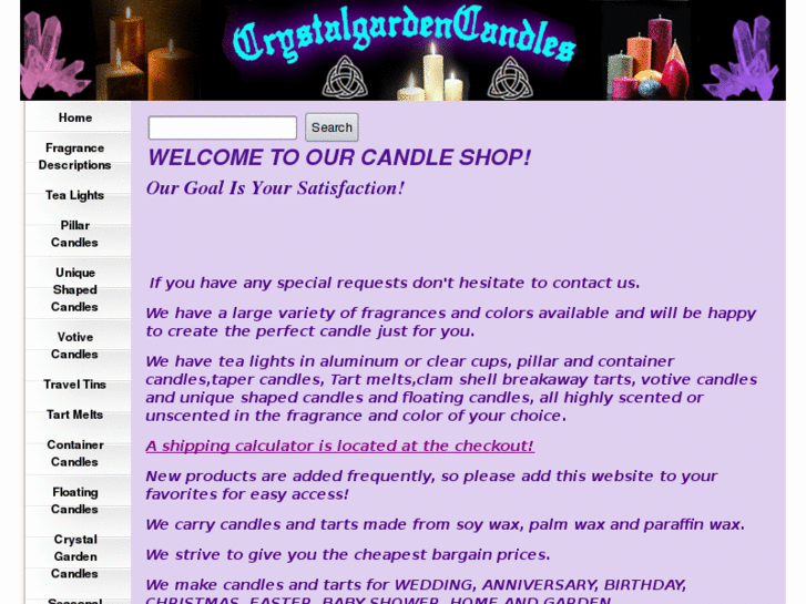 www.crystalgardencandles.com