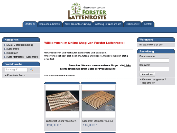 www.forster-lattenroste.com