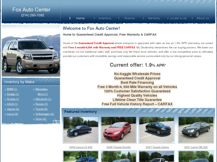 www.foxautocenter.com