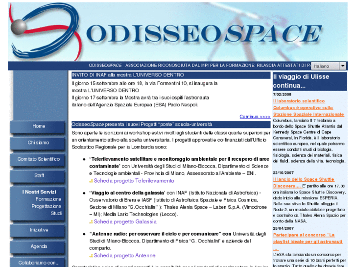 www.odisseospace.it