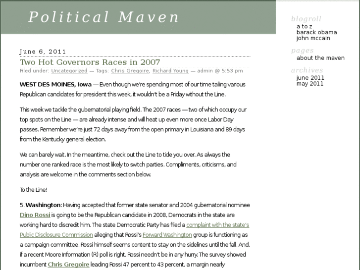 www.politicalmaven.org