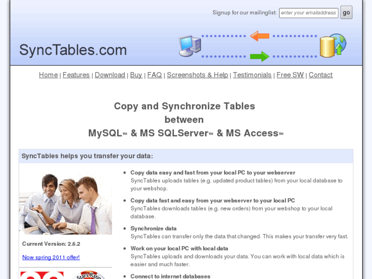 www.syncdatabase.com