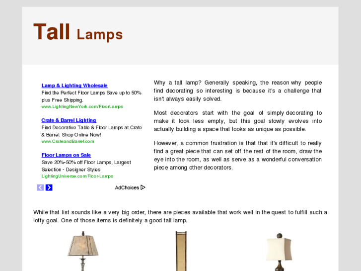 www.talllamp.com