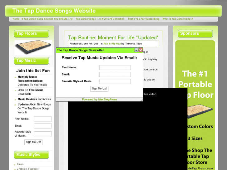 www.tapdancesongs.com