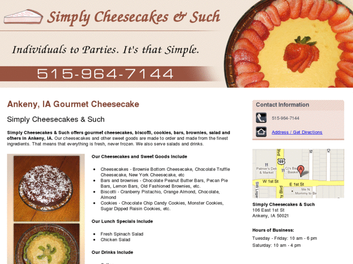 www.cheesecakesdesmoines.com