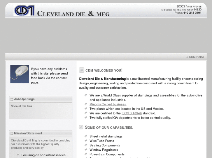 www.clevelanddie.com